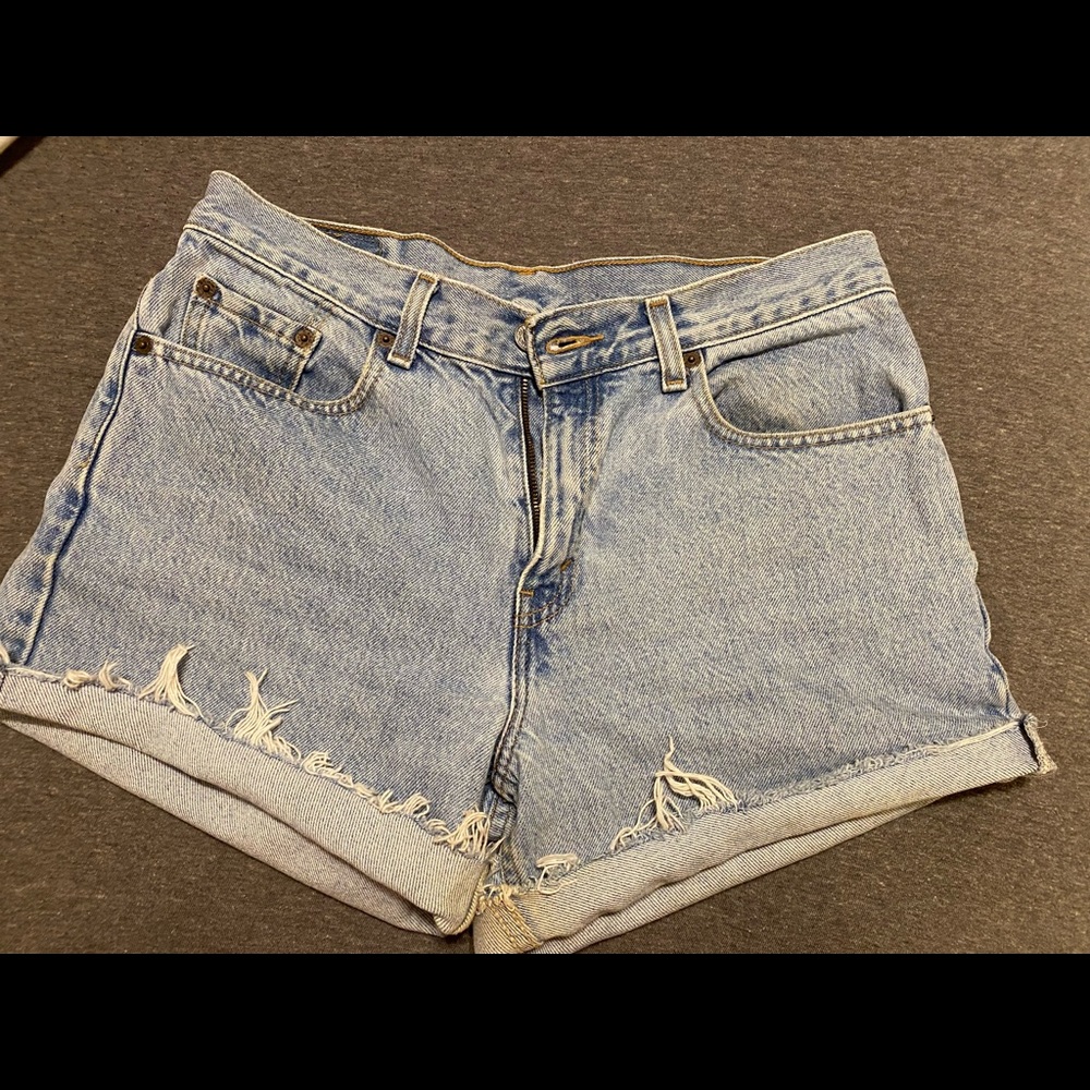 Vintage high waisted Levi shorts